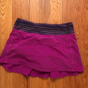 LULULEMON purple tennis skirt